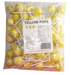 Ball Pops - Yellow (1kg Bag - Approx 50pc)