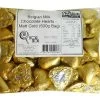 Belgian Milk Chocolate Hearts - Matte Gold (500g Bag)