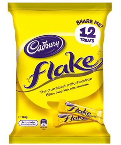 Cadbury Flake Sharepack (168g Bag X 12pc Box) 1 Cadbury Flake Sharepack (168g Bag X 12pc Box)