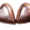 Chocolate Gems - Chocolate Hearts - Mocha Foil (500g Bag / Approx 60 Pieces)