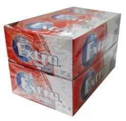 Extra Gum - Strawberry Flavour (14 Soft Gum Strips X 24 Packs Display Unit)