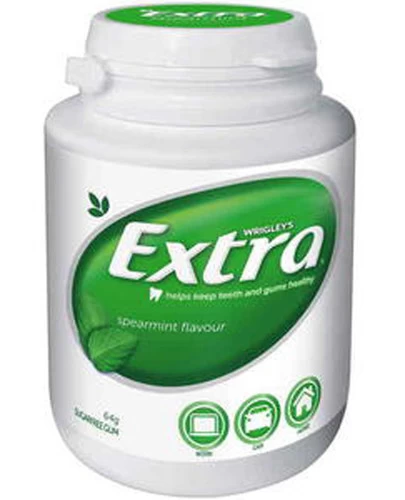 Extra Gum - Spearmint (6 X 64g Bottle In A Display Unit) 1 Extra Gum - Spearmint (6 X 64g Bottle In A Display Unit)