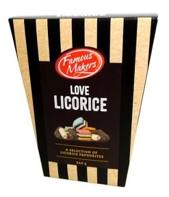 Famous Makers - Love Licorice (240g Box)