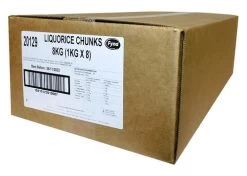 Fyna Liquorice Chunks - BULK (8 X 1kg Bags)