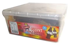 Gummini Giant Oiled Cola Bottles (1.3kg Tub - Approx 40 Pieces)
