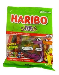 Haribo - Twin Snakes (14 X 140g Bags )
