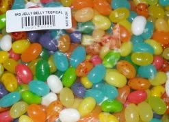 Jelly Belly - Gourmet Jelly Beans - Tropical Mix (1kg Bag)