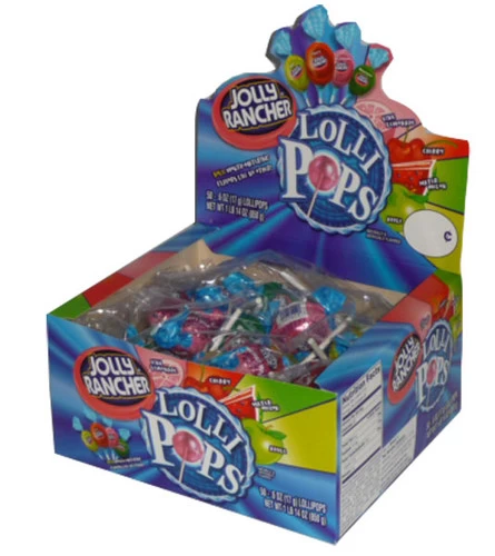 Jolly Rancher Lollipops (50 X 17g Lollipops In A Display Unit) 1 Jolly Rancher Lollipops (50 X 17g Lollipops In A Display Unit)