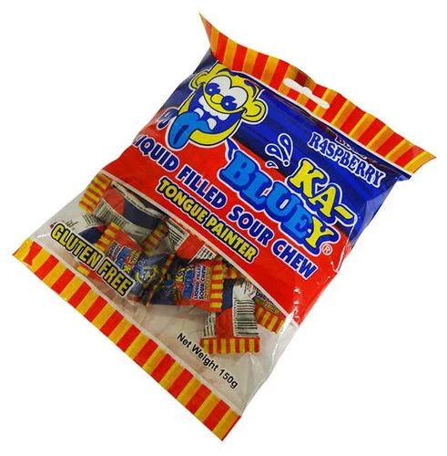 Ka-Bluey Liquid Filled Sour Chews - Hang Sell (12 X 150g Bag)