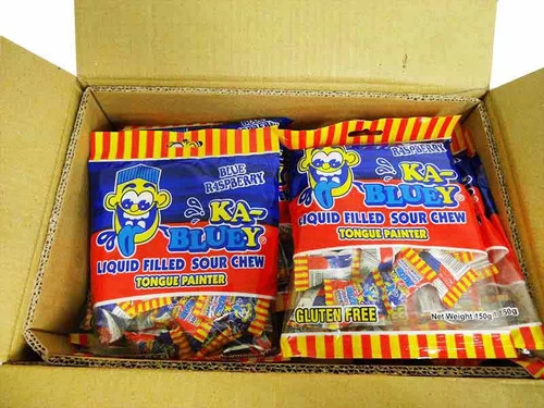 Ka-Bluey Liquid Filled Sour Chews - Hang Sell (12 X 150g Bag) - Image 3