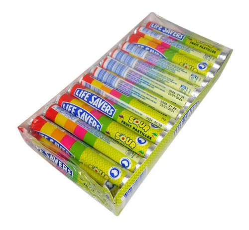 Life Savers - Sour Fruit Pastilles (24 Roll Display Unit) 2 Life Savers - Sour Fruit Pastilles (24 Roll Display Unit) - Image 2