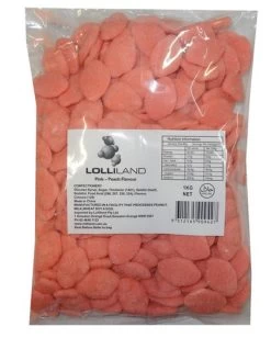 Lolliland Clouds - Pink - Peach Flavour (1kg Bag)
