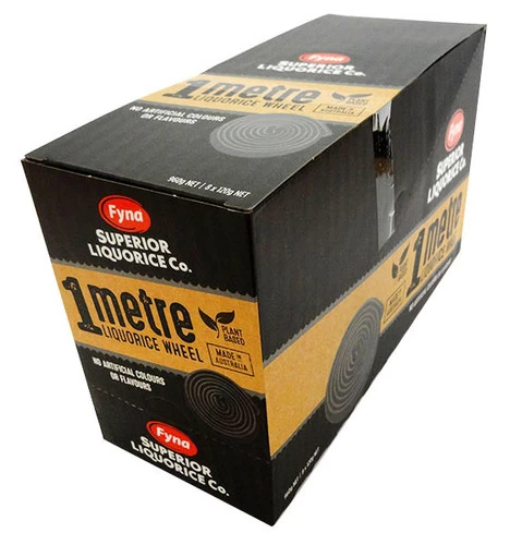 One MetreBlack Licorice (8 X 120g) 1 One MetreBlack Licorice (8 X 120g)