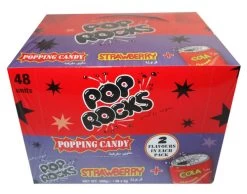 Pop Rocks Twin Packs - Strawberry + Cola (48 X 6g In A Display)
