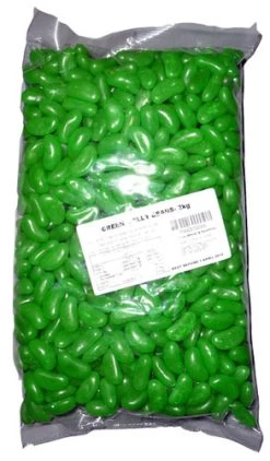 Jelly Beans - Green (2kg Bag) - St. Patricks Day Special BUY ONE, GET ONE FREE