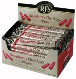 RJs Raspberry Milk Choc Logs (30 X 40g Logs)
