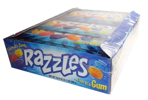 Razzles - Original (24 X 40g Packet In Display Box) 1 Razzles - Original (24 X 40g Packet In Display Box)