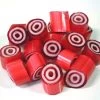 Rock Candy - Red And White - Bulls-eye Center (1kg Bag)