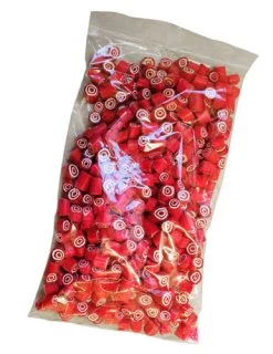 Rock Candy - Red And White - Bulls-eye Center (1kg Bag) -Best Candy Shop Rock Candy Red White Bulls Eye 82521.1397096714