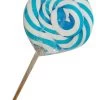 Round Light Blue And White Lollipop (300g Single Lollipop)