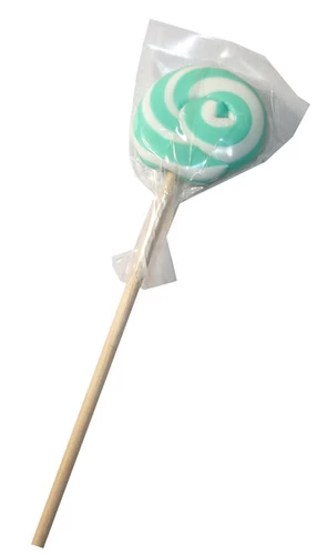 Round Tiffany Blue And White Lollipop (50g Single Lollipop) 1 Round Tiffany Blue And White Lollipop (50g Single Lollipop)