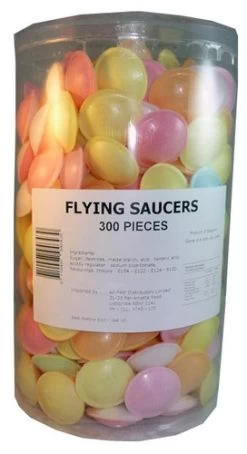 Flying Saucers (300 X Sherbet Ufo S In A Display)