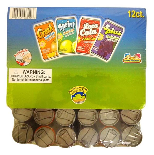 Soda Can Fizzy Candy( 12 X42g ) 6 Cans Per Serve In A Display Box)