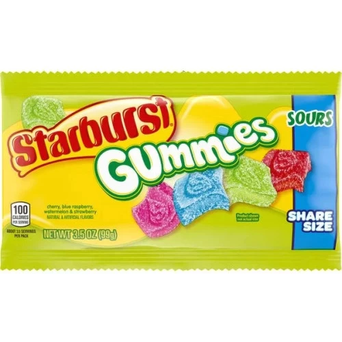 Starburst Gummies Sour (15x99g) 1 Starburst Gummies Sour (15x99g)