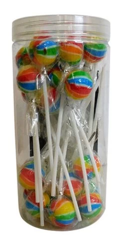Sweet Treats Rainbow Ball Pops (24x 15g)
