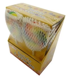 Sweet Treats Swirly Lollipops - Rainbow (10 X 50g)
