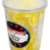 Sweet Treats Small Swirly Pops - Yellow - 4cm Wide (24 X 12g In A Tub)