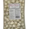 Sweet Treats Shimmer Gumballs Bulk - White (1kg Bag)