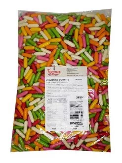 Taveners Liquorice Comfits (3kg Bag)