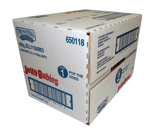 The Natural Confectionery Co. - Jelly Babies (220g Bag X 18pc Box) - Image 3