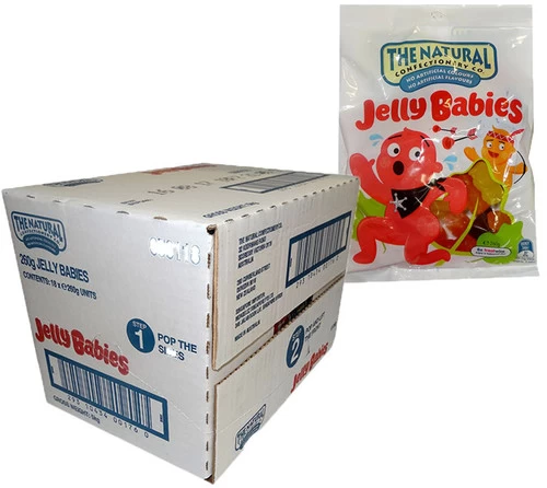 The Natural Confectionery Co. - Jelly Babies (220g Bag X 18pc Box)