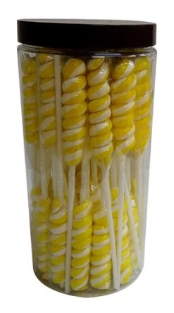 Twist Pops - Yellow And White (48 X 14g Pops In A Tub)