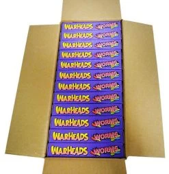 Warhead Movie Box - Worms (113g X 12 Packs In A Display Unit) -Best Candy Shop Warhead Worms Movie Box 113g x 12 packs in a display unit open 20086.1680743472