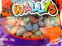 Warheads Chewy Wallys (1kg Bag) -Best Candy Shop Warheads Chewy Wallys 1kg bag close up 83262.1659150529