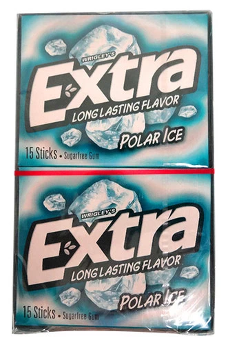 Wrigleys Extra USA - Polar Ice(10 X 15 Stick Packs In A Display) 1 Wrigleys Extra USA - Polar Ice(10 X 15 Stick Packs In A Display)