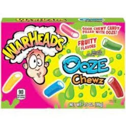 Warhead Ooze Chews(99g X 12 Packs In A Display Unit)