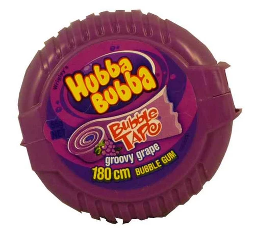 Hubba Bubba Bubble Tape (Grape 12 Roll Display Unit) 1 Hubba Bubba Bubble Tape (Grape 12 Roll Display Unit)