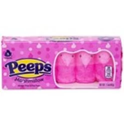 Peeps Marshmallow Pink Chicks (5 X 8.4g In A Box)