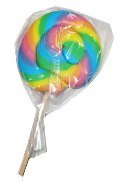 Round Rainbow Lollipop (300g Single Lollipop)