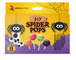Lolliland DIY Spider Pops (8 Pops In A Box)